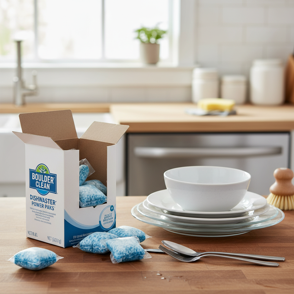 Boulder Clean Dishwasher Power Paks Review: Sparkling Dishes, Naturally