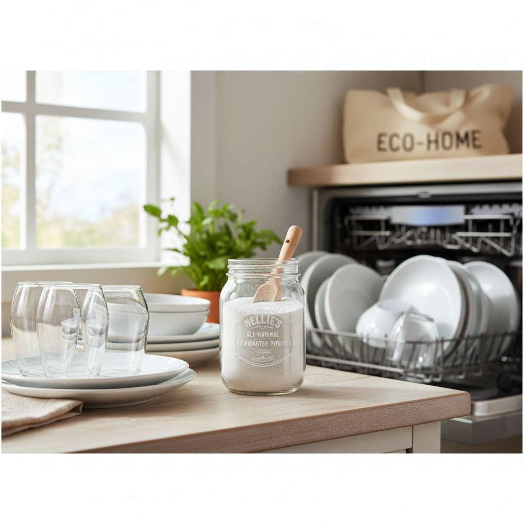 Review: Nellie’s All-Natural Dishwasher Powder – Sparkling Clean, Eco-Friendly Dishes