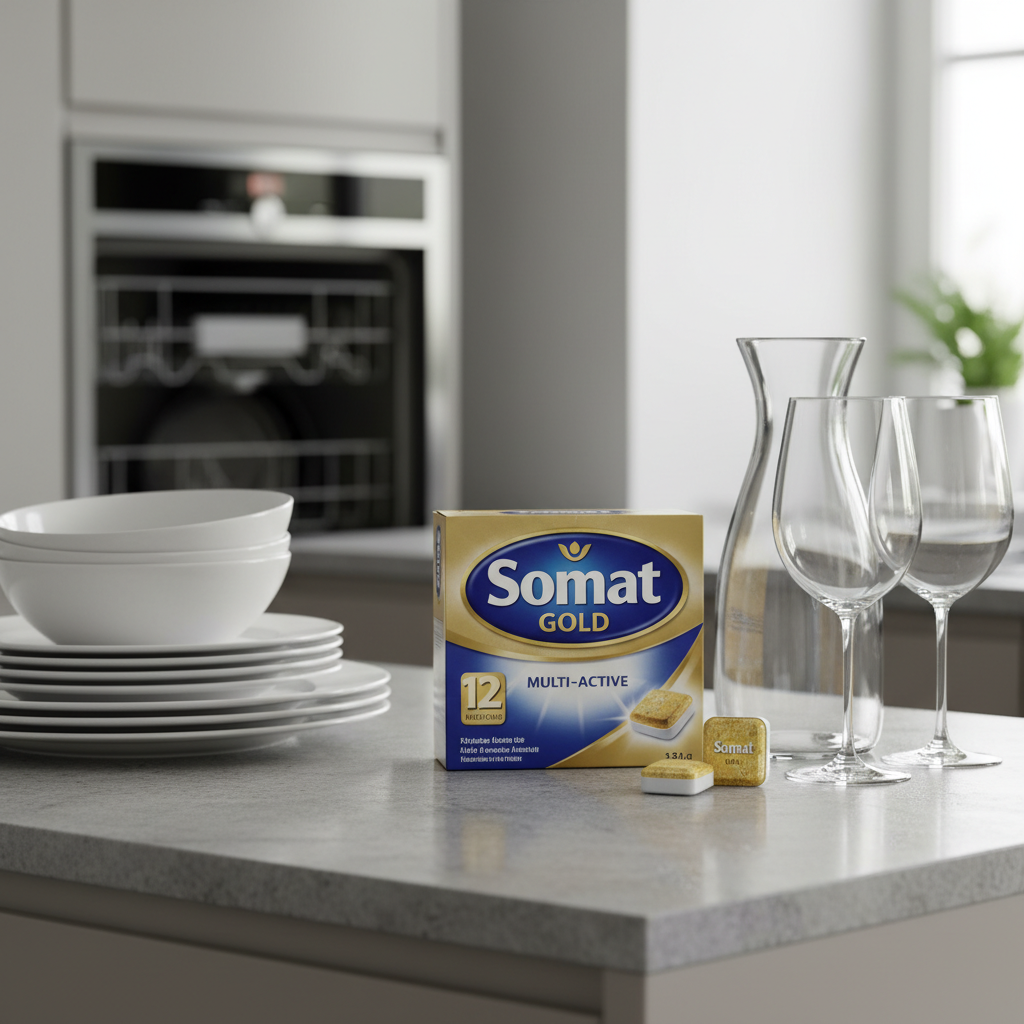 Somat Gold 12 Multi-Active Review: German Engineering for Sparkling Dishes